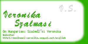 veronika szalmasi business card